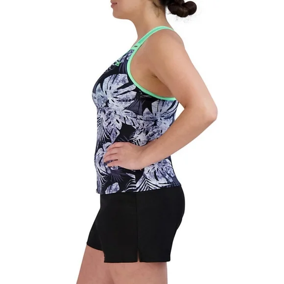 ZeroXposur Womens 2 PC SET UPF 30+ Tankini Swimsuit NWT - Picture 3 of 5